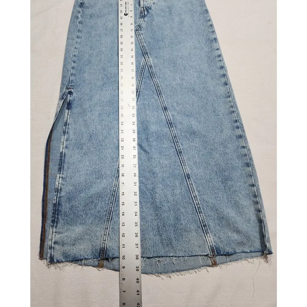 Levi's skirt slide slit waist 25'' button-fly